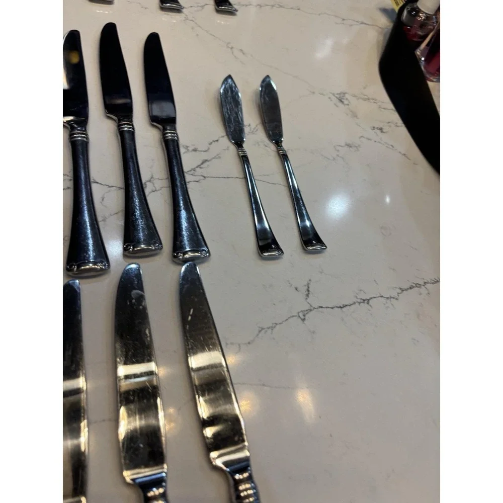 58 Pcs Zwilling JA Henckels Angelico 18/10 Stainless Spoons Forks Knives Serving